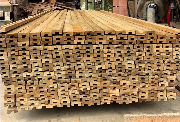 Listones de Madera Tratada